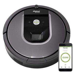 iRobot Roomba 960 Robot Vacuum- Wi-Fi Connected Mapping, Works with Alexa, Ideal for Pet Hair, Carpets, Hard Floors (Renewed)