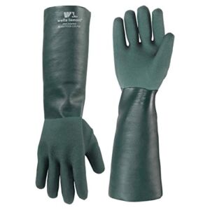 Wells Lamont unisex adult 18 Inch Chemical Gloves, Green, 2 Count Pack of 1 US