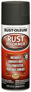 Rust-Oleum, Black, 248658 Rust Reformer Spray, 10.25 oz, 10.25 Ounce (Pack of 1), 11 Fl Oz