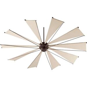 Cairn Loke Ceiling Fan in Soft Contemporary Style 92 inches Wide by 21.16 inches High Oiled Bronze Khaki Cairn Loke Ceiling Fan in Soft Contemporary Style 92 inches Wide by 21.16 inches High