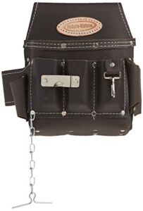 McGuire-Nicholas 526-CC Brown Professional Electrician’S Pouch, oil tanned leather
