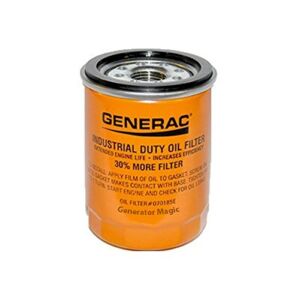 Generac – OIL FILTER 90 LOGO ORNG-CAN – 070185ES / 070185E 90mm High Capacity (30% More Filter)