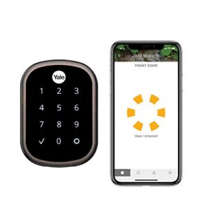 Yale Assure Lock SL, Wi-Fi Smart Lock – Works with the Yale Access App, Amazon Alexa, Google Assistant, HomeKit, Phillips Hue and Samsung SmartThings, Oil Rubbed Bronze