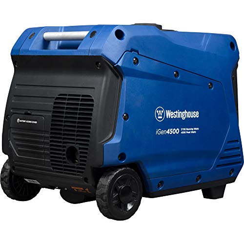 Westinghouse 4500 Watt Super Quiet Portable Inverter Generator, Remote Electric Start with Auto Choke, Wheel & Handle Kit, RV Ready, Gas Powered, Parallel Capable | The Storepaperoomates Retail Market - Fast Affordable Shopping