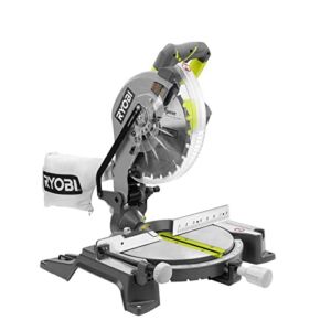 Ryobi 10 in. Compound Miter Saw with10 IN. LED TS1346 (renewed)