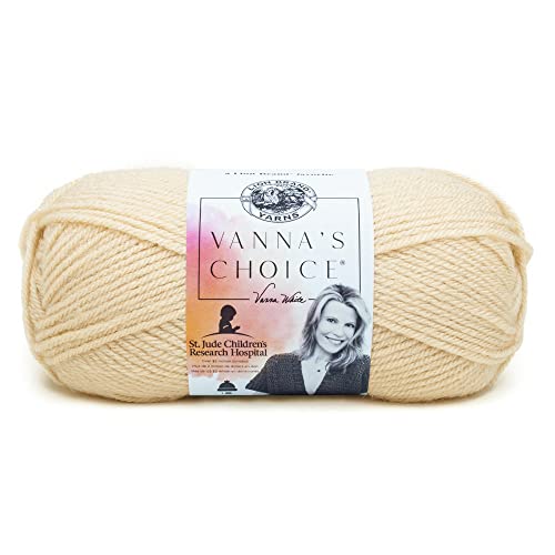 (1 Skein) Lion Brand Yarn Vanna’s Choice Yarn, Beige | The Storepaperoomates Retail Market - Fast Affordable Shopping