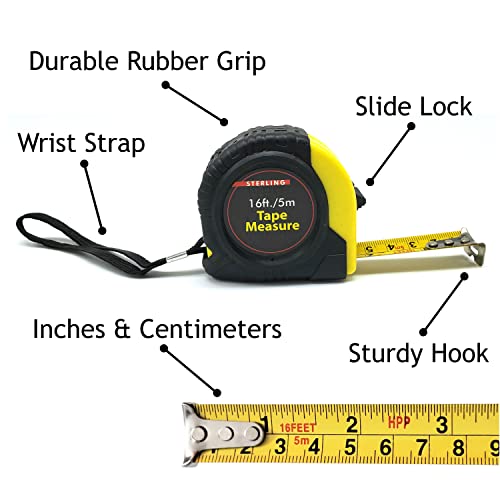 16 Foot Tape Measure Pack of 2 – Retractable, Small Measuring Tapes for Kids and Adults | The Storepaperoomates Retail Market - Fast Affordable Shopping