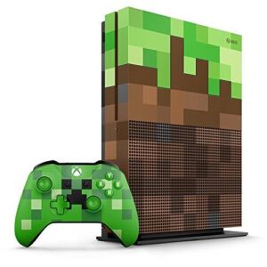 Xbox One S 1TB Limited Edition Console – Minecraft Bundle [Discontinued]
