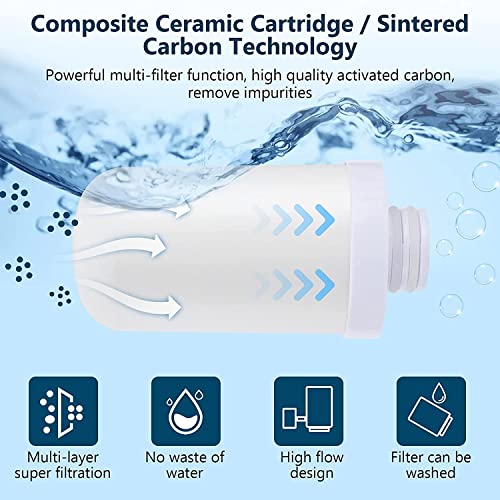 O-CONN Faucet Water Filter, Food Grade ABS Material Water Filter, Mainly Reduces Sediment and Turbidity, Partially Reduces Chlorine, Fit for Well Water(1 Filter Included) | The Storepaperoomates Retail Market - Fast Affordable Shopping
