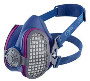 GVS SPR457 Elipse P100 Dust Half Mask Respirator with replaceable and reusable filters included, blue, m/l size