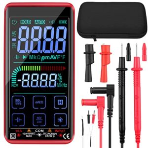 Proster Digital Multimeter 10000 Counts Smart Touch Screen TRMS Meter Rechargeable Voltage Current Capacitance Tester Temperature NCV