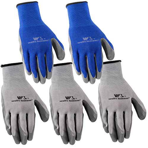 Wells Lamont mens Work Gloves, Grey, Large Pack of 5 US | The Storepaperoomates Retail Market - Fast Affordable Shopping