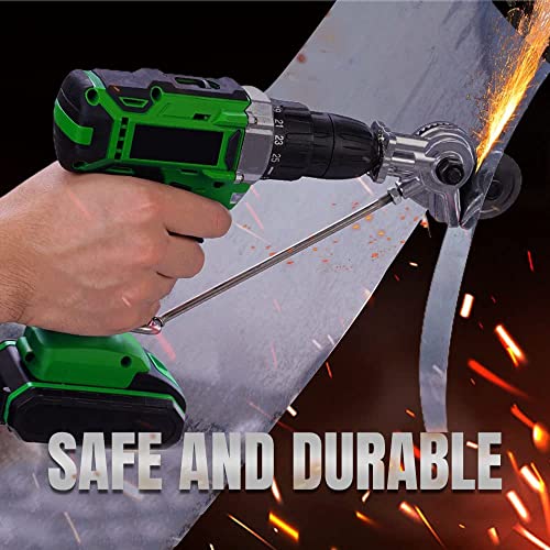 Metal Nibbler Drill Attachment, Hand Pull Metal Cutter, Premium Sheet Metal Cutter Tool, 2022 New Shear Fast Metal Plate Cutter Accessories for Cutting Metal Plates, Aluminium | The Storepaperoomates Retail Market - Fast Affordable Shopping