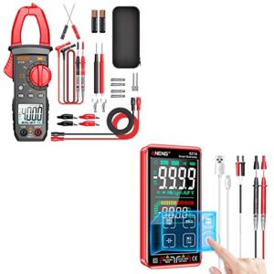 ANENG Digital Multimeter Tester with AC Current Clamp Meter Meansures AC/DC Voltage NCV Continuity Diode Resistance Capacitance Null/Fire Wire Electrical Tools