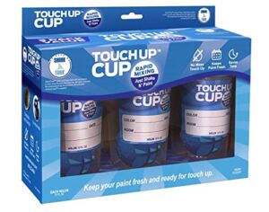 Touch Up Cup Paint Storage Containers (13 oz, Pack of 3) – Paint Containers with Lids – Paint Cups with Lids – Paint Storage Containers for Leftover Paint – Shark Tank Product