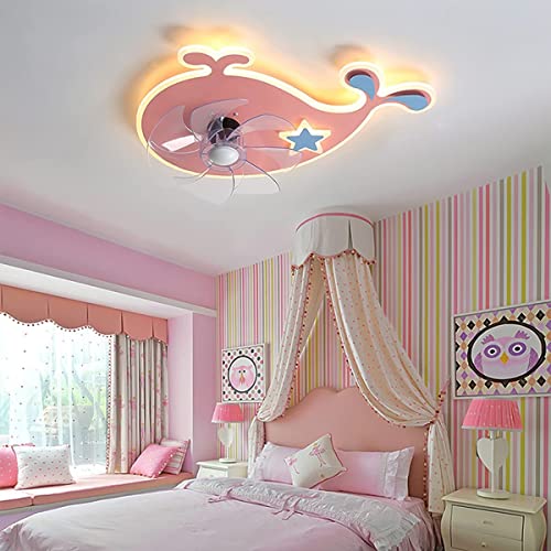 Illuminated Ceiling Fan LED Light and Bedroom Remote Modern Ceiling Light Kids Fan Ceiling Light Silent Ceiling Fan with Light Silent Dimmable Living Room Ceiling Light [Energy Class A] | The Storepaperoomates Retail Market - Fast Affordable Shopping