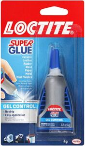 Loctite 234790-6 Super Glue Gel Control, 4-Gram Bottle, 6 Pack, 6 Count
