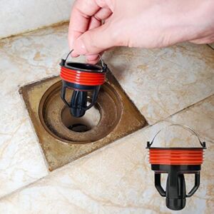 Magnetic levitation Shower Floor Drain Backflow Preventer-One Way Valve, Sewer Anti-Odor Cover Sealing Ring for Pipes Tubes in Toilet Bathroom Kitchen（Installation Caliber: 38-44mm/ 1.5-1.73 in）