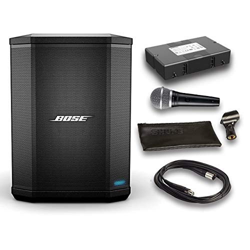 Bose S1 Pro Bluetooth Speaker System Bundle with Battery, Shure PGA48 Microphone, 15ft XLR Audio Cable (6 items) | The Storepaperoomates Retail Market - Fast Affordable Shopping