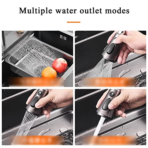 Kitchen Sink 304 Stainless Steel Nano Raindance Waterfall Sink Home Sink Vegetable Basin Single Sink Workstation Kitchen Sink with Pull-Out Faucet, Pressurized Cup Washer | The Storepaperoomates Retail Market - Fast Affordable Shopping