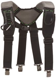 McGuire-Nicholas – BL-30289 30289 Bl- Load Bearing Gelfoam Suspenders For Added Back Support, Black Black