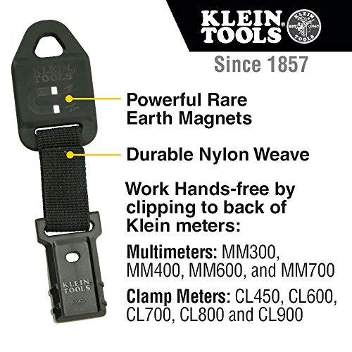Klein Tools CL700 Autoranging Digital Clamp Meter, TRMS 600Amp, AC/DC Volts, Current, LOZ, Continuity, Frequency, NCVT, Temp, More, 1000V & 69417 Rare-Earth Magnetic Hanger, with Strap | The Storepaperoomates Retail Market - Fast Affordable Shopping