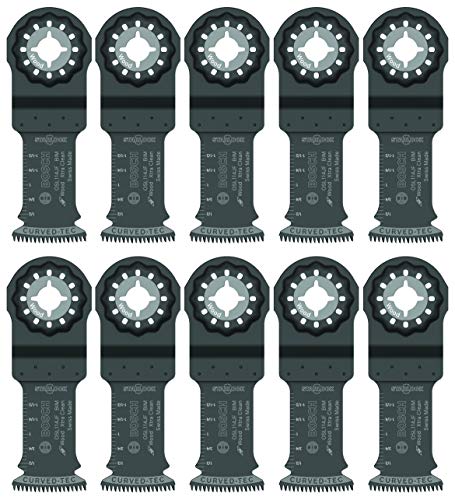BOSCH Starlock Oscillating Tool Blades, Bi-Metal Multitool Blades for Hard Wood, Laminate and Drywall; Extra Clean Plunge Cut Saw Blades, 10-Pack, 1-1/4 Width (OSL114JF-10) | The Storepaperoomates Retail Market - Fast Affordable Shopping