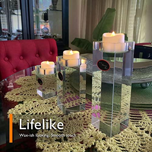 Homemory Flameless Tea Lights Candles, Last 5days Longer Battery Operated LED Votive Candles, 12 pcs Flickering Tealights with Warm White Light for Wedding, Valentine’s Day, Halloween, Christmas | The Storepaperoomates Retail Market - Fast Affordable Shopping