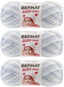 Bernat 166031-31129 Softee Baby Yarn – Ombres – Blue Flannel3