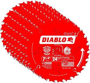 Diablo D0724A 7-1/4″ 24T Diablo™ Circular Saw Framing Blade