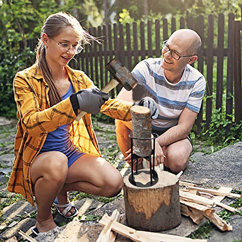 Heavy Duty Firewood Kindling Splitter Save Time & Effort Manual Kindling Wood Splitting Tool Firewood Cutter Splits Firewood Safely for Home & Campsite (L) | The Storepaperoomates Retail Market - Fast Affordable Shopping