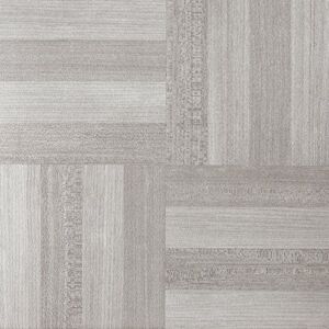 Nexus Self Adhesive 12-Inch Vinyl Floor Tiles, 20 Tiles – 12″ x 12″, Ash Grey Wood Pattern – Peel & Stick, DIY Flooring for Kitchen, Dining Room, Bedrooms & Bathrooms by Achim Home Decor