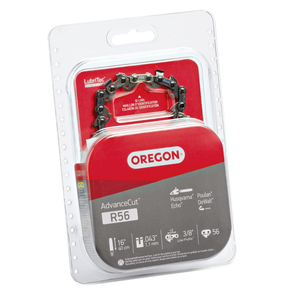Oregon R56 AdvanceCut Chainsaw Chain for 16-Inch Bar -56 Drive Links – low-kickback chain fits Greenworks, Makita, EGO, DeWalt and more | The Storepaperoomates Retail Market - Fast Affordable Shopping