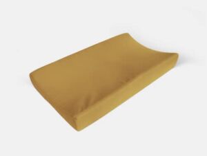 Changing pad Cover – Organic Cotton – Handmade in America – Solid Mustard Changing pad Cover for Boys or Girls