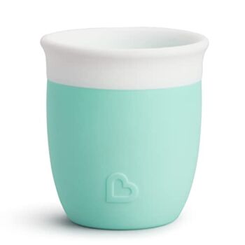 Munchkin C’est Silicone! Open Training Cup for Babies and Toddlers 4 Months+, 2 Ounce, Mint | The Storepaperoomates Retail Market - Fast Affordable Shopping