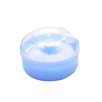 Gcroet Powder Puff Case Baby Body Powder Case Talcum Powder Puff Container Box Portable Kids Body Cosmetic Box(Blue) Kids Body Cosmetic Box Baby Fluff Container, Baby Sponge Box, Kids Body Cosmetic | The Storepaperoomates Retail Market - Fast Affordable Shopping