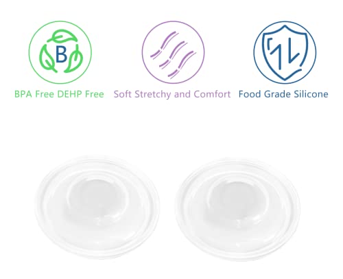 Loveishere Replacement Silicone Membrane 2pcs Silicone Diaphragm, Compatible with MomcozyS9|S10|S12/TSRETE/PADRAM/LoveOfLive/OMFMF Breast Pump. Replace momcozy Pump Parts/Accessories. | The Storepaperoomates Retail Market - Fast Affordable Shopping