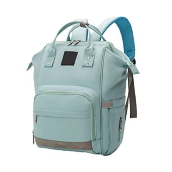 Diaper Bag Backpack, Nappy Bags Multifunction Waterproof Travel Backpack with Changing Pad & Stroller Straps & Pacifier Case. Mint | The Storepaperoomates Retail Market - Fast Affordable Shopping