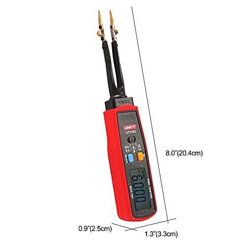 UNI-T Digital Smart SMD Tester UT116C, Intelligent Diode Continuity Resistor Capacitor LED Battery Test Mini Multi Tester 6000 Counts Auto Ranging Resistance Capacitance DC Voltage | The Storepaperoomates Retail Market - Fast Affordable Shopping