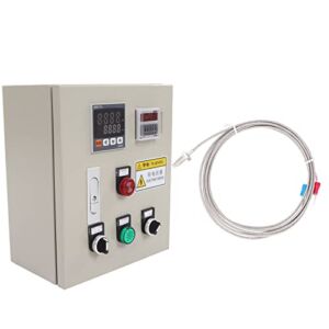 PID Temperature Control Box Intelligent Temp Controller with Thermocouple 380V AC 3 Phase 15KW for Far Infrared Oven Curing Machine Heating Platform