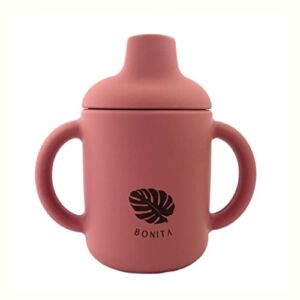 Sippy Cup Silicone (Powder Rose)