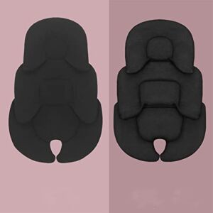 ZOBRO Baby Support Cushion Pillow Cozy Sleeping Head and Body Support Mat Car Seat Support Pillow for Stroller Car Seat High Chair,Black