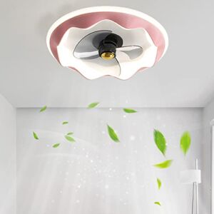 RIIGOOG Invisible Home Ceiling Fan with Lights Modern Pure Copper Motor Low Profile Ceiling Fan Light Mute Flush Mount Ceiling Fans for Bedroom Living Room Kids Room of 3-Blade Fan Light
