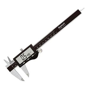 Digital Calipers 6 inch, Electronic Caliper Measuring Tool 150mm, Micrometer Fraction/Inch/mm with Large LCD Screen, Extreme Accuracy