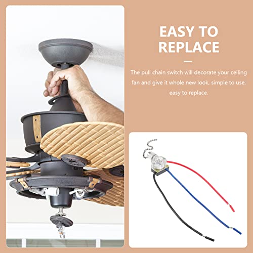 DOITOOL 10 pcs Ceiling Fan Pull Chains Switch Switch with Pull Chain for Ceiling Fans Fan Pull Chain Switch 3 Wire | The Storepaperoomates Retail Market - Fast Affordable Shopping
