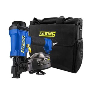 Estwing ECN45 Pneumatic 15 Degree 1-3/4″ Coil Roofing Nailer with Bag