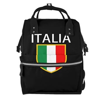 Diaper Bag Backpack Italia Italian Flag Italy Baby Nappy Changing Bags Multifunction Waterproof Travel Back Pack | The Storepaperoomates Retail Market - Fast Affordable Shopping