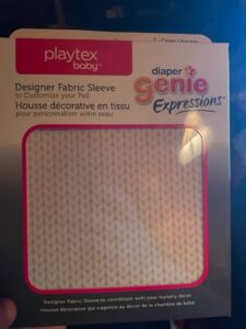 Diaper Genie Playtex Expressions Fabric Sleeve, Tan Knit (Tan Knit)