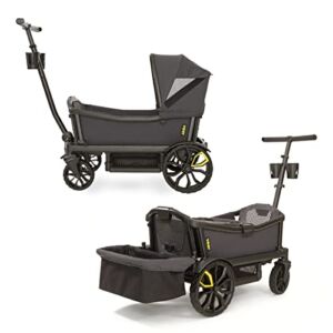 Veer Cruiser with Foldable Storage Basket Bundle | Next Generation Premium Stroller Wagon Crossover | The Feel and Safety of a Premium Stroller Combined with The Fun of a Lightweight, Rugged Wagon