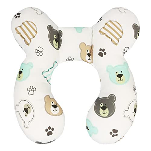 vocheer Baby Travel Pillow(Upgraded), Head and Neck Support Pillow for Pushchair, Car Seat,Stroller s for 0-36 Months(Bear) | The Storepaperoomates Retail Market - Fast Affordable Shopping